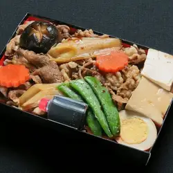 Japanese beef sukiyaki rice bowl