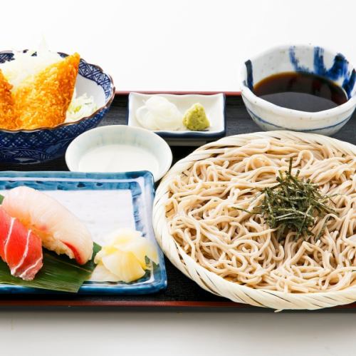 [僅限午餐]磯丸小壽司套餐_烏龍麵/磯丸小壽司套餐_蕎麥麵各