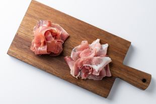 Choose from two types of prosciutto ham