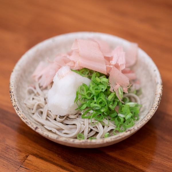 Echizen grated soba noodles (native to Fukui)
