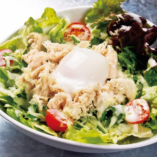 Steamed Chicken Caesar Salad