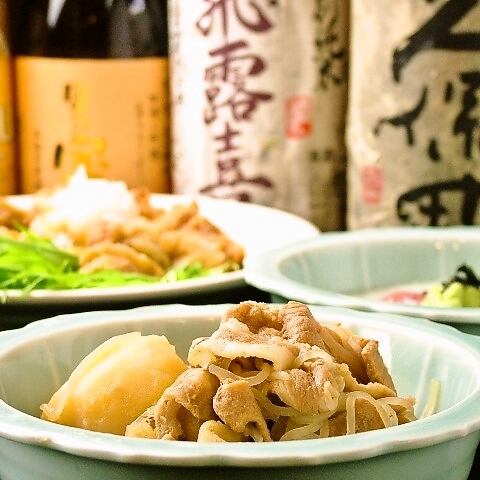 只是您家的味道☆Hokuhoku no Nikujaga。深受常客欢迎！经典菜!!
