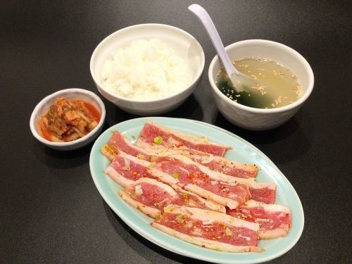 ボリューム満点！元氣カルビ定食！