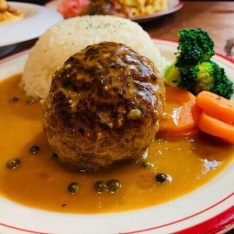 【2時間飲み放題付き】二次会にも最適！前菜盛り合わせと名物ハンバーグを堪能◆4000円(税込)