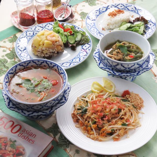 ≪トムヤムクンコース≫タイの王道を堪能！大人気メニューが勢揃いし、ご家族や女子会にもおすすめ◎