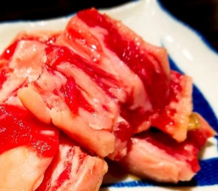 牛中落ちカルビ丼