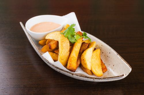 French fries with Asian mayonnaise