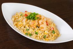 Chunky shrimp fried rice