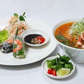 [Saigon Lunch Set] Very filling and satisfying♪