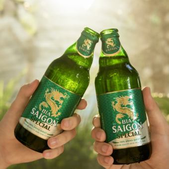 [All-you-can-drink draft beer (120 minutes)] 1480 yen (tax included) <Add 120 yen (tax included) per glass to get Vietnamese beer too!>