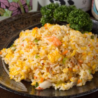 Various types of fried rice