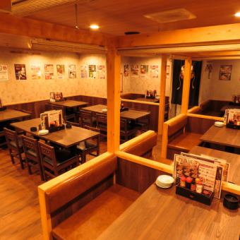 For large banquets, this digging tatami room is perfect ☆