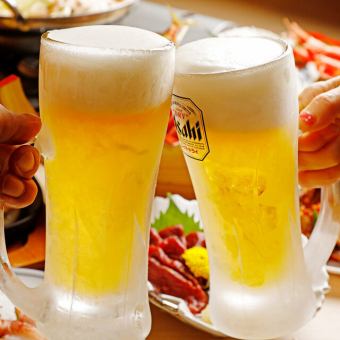 【期間限定】120以上種類！【単品飲み放題プラン】生あり2時間⇒1360円　♪3時間⇒2160円