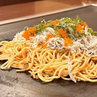 釜揚げしらす塩焼そば