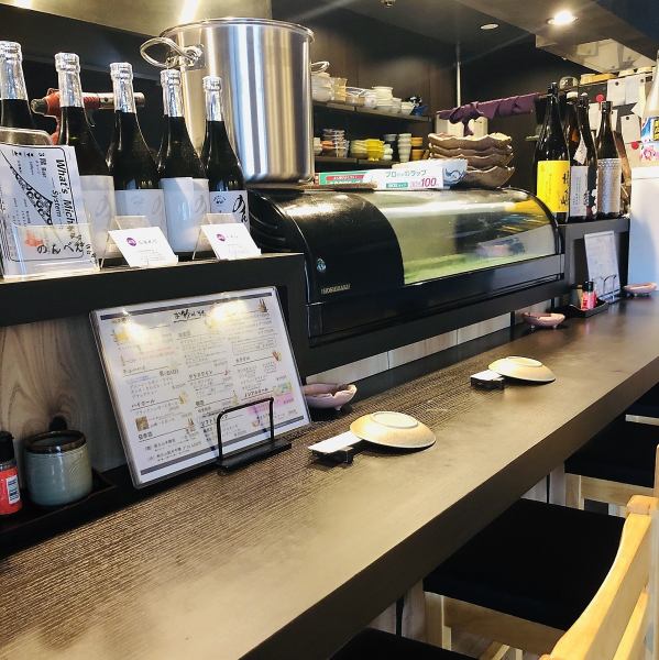 There is a counter seat, so you can use it alone.It is also recommended to use it for a quick drink after work! 1 minute walk from Kintetsu Furuichi Station and excellent access ★