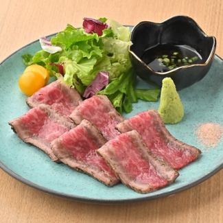 Seared Echigo Kuroge Wagyu Beef