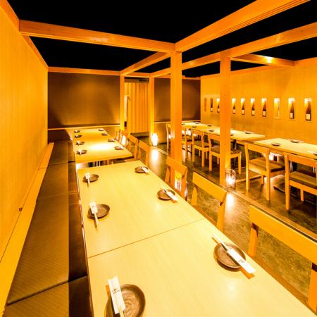 大小様々な個室席をご用意しています!