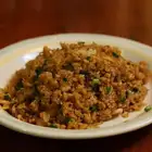 豚肉黒炒飯