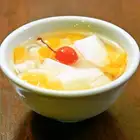もちもち杏仁豆腐