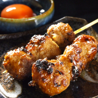 [120 minutes all-you-can-drink included] Sennichimae course 4,000 yen ☆ Our proud yakitori platter and Tsukimi meatballs ♪ Luxurious!