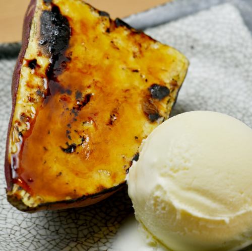 スイートポテトのクリームブリュレ