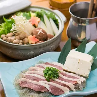 【お料理のみ】鴨鍋コース6品4700円(税込)