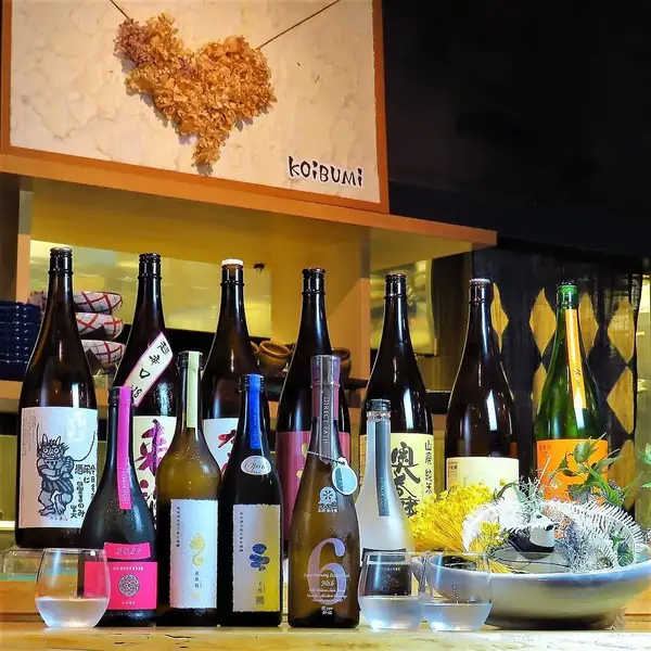 日本酒も豊富にご用意しております