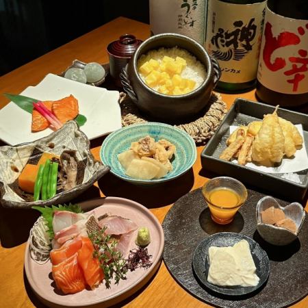 【縁会コース】接待/会食に最適！個別に出て来る懐石コース全8品 2,5時間飲み放題付7000円(税込)