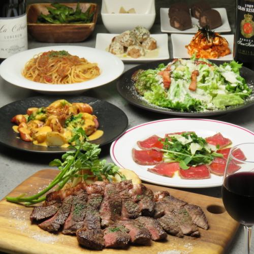 ★5500 yen course with all-you-can-drink 9 dishes including MARCO beef steak★