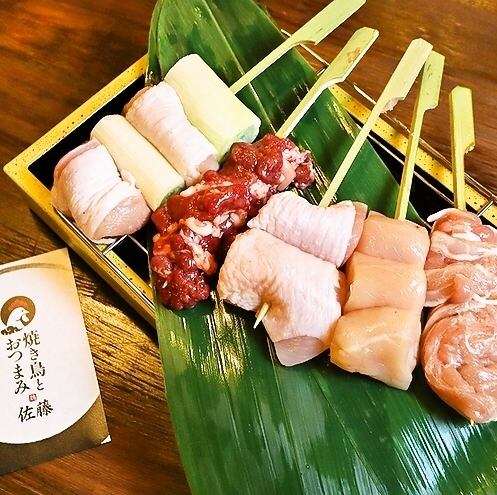 ≪From standard to rare parts≫ Exquisite Sato Yakitori 165 yen (tax included)~