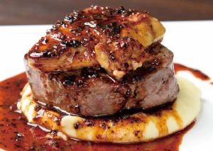 A5 Rank Japanese Black Beef and Foie Gras Rossini-Style Steak