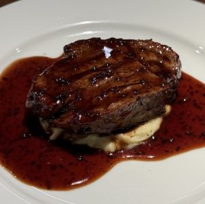 Sautéed beef fillet