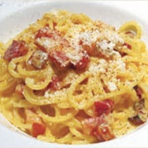 Roman Carbonara with Iberian Bacon