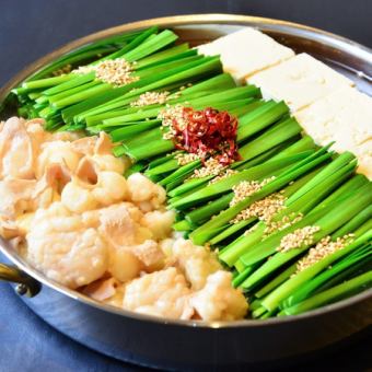 Motsu nabe (miso/soy sauce)