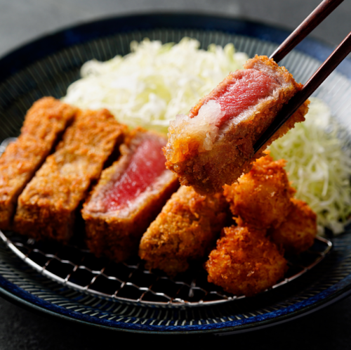 サクッとした食感と中トロ特有の濃厚な脂と旨みを凝縮◆『海鮮レアカツ中トロ』2,900円(税込)