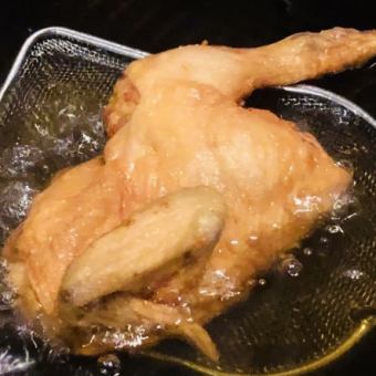 Fried half chicken (curry flavor or shio flavor)