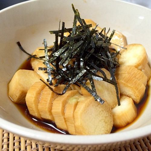 山芋のわさび醤油漬