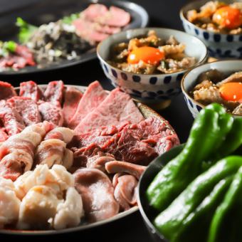 歓送迎会《120分飲み放題付き》【ピーマン堪能コース】たれ焼肉×ピーマン！全11品