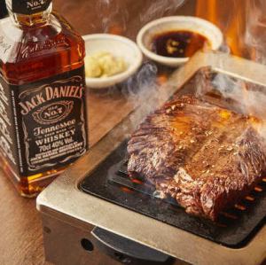 Sancha specialty! Wolf Yaki (Burn! Jack Daniel's!)