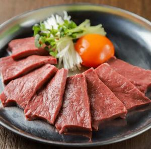 Wagyu beef belly sashimi