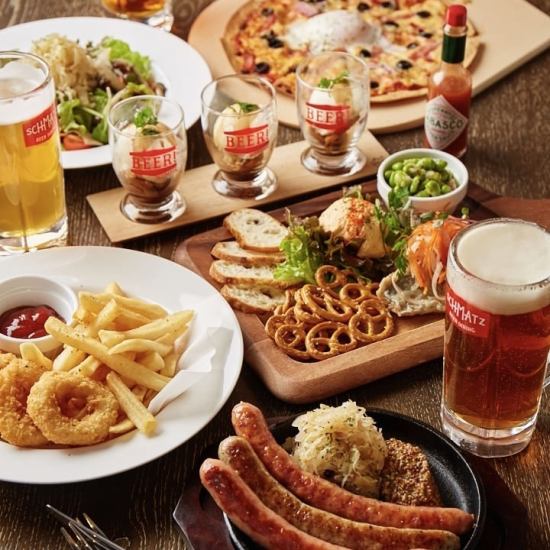 パーティや宴会におすすめの飲み放題付きコースございます！