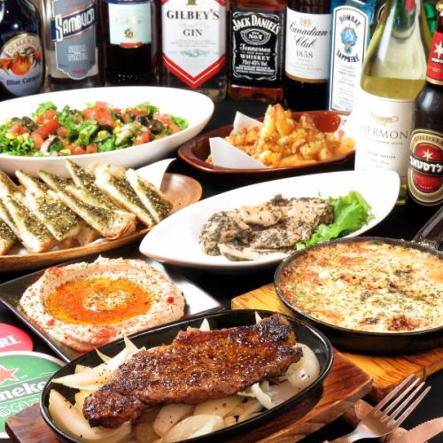 For various banquets ◎ [2H all-you-can-drink included] Israel course A ♪ 4378 yen → 3278 yen ☆