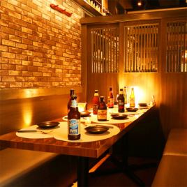 Women's associations and joint parties are also completely private room seats ♪ You can enjoy it in a private space without worrying about the surroundings !!