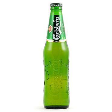 "Carlsberg" has an exceptional clean and mild taste poured into a glass.