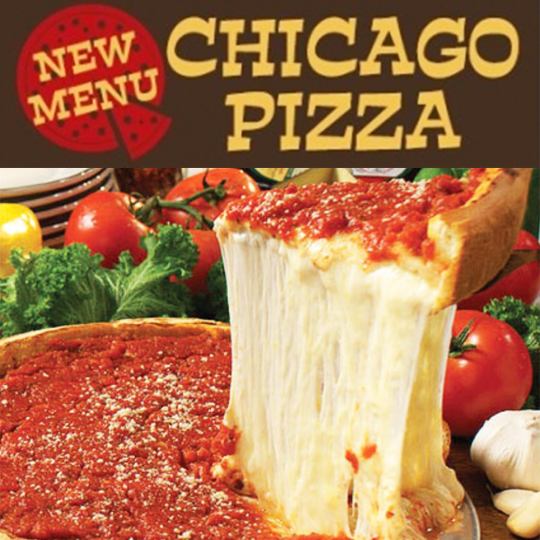 "The best Chicago pizza in Ueno!"