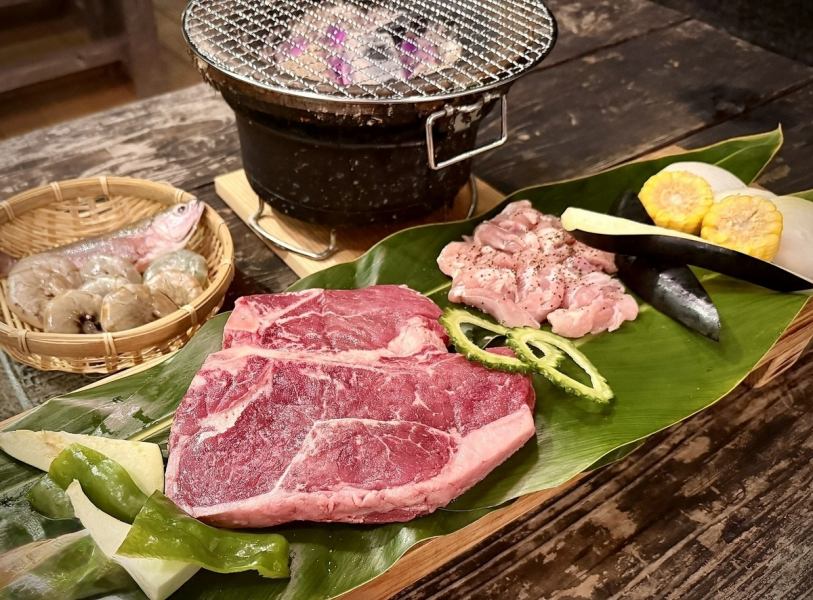 ティーボーンステーキ！備長炭で焼きあげる美味しさ！