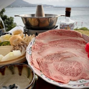 【沖縄県産】和牛しゃぶしゃぶセット。