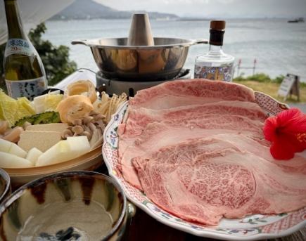 【沖縄県産】和牛しゃぶしゃぶセット。