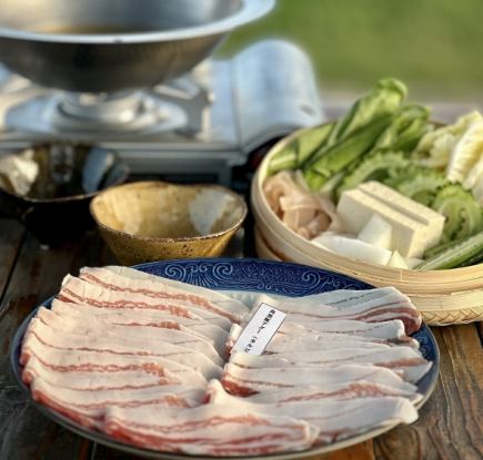 【世界三大黒豚】島黒豚アグー豚。しゃぶ鍋・三枚肉 セット。