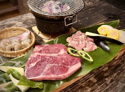 圧倒的な貫禄 Tボーンステーキ